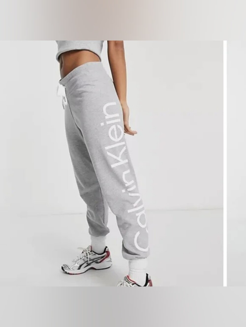 NWOT Calvin Klein Gray Logo Jogger Sweatpants